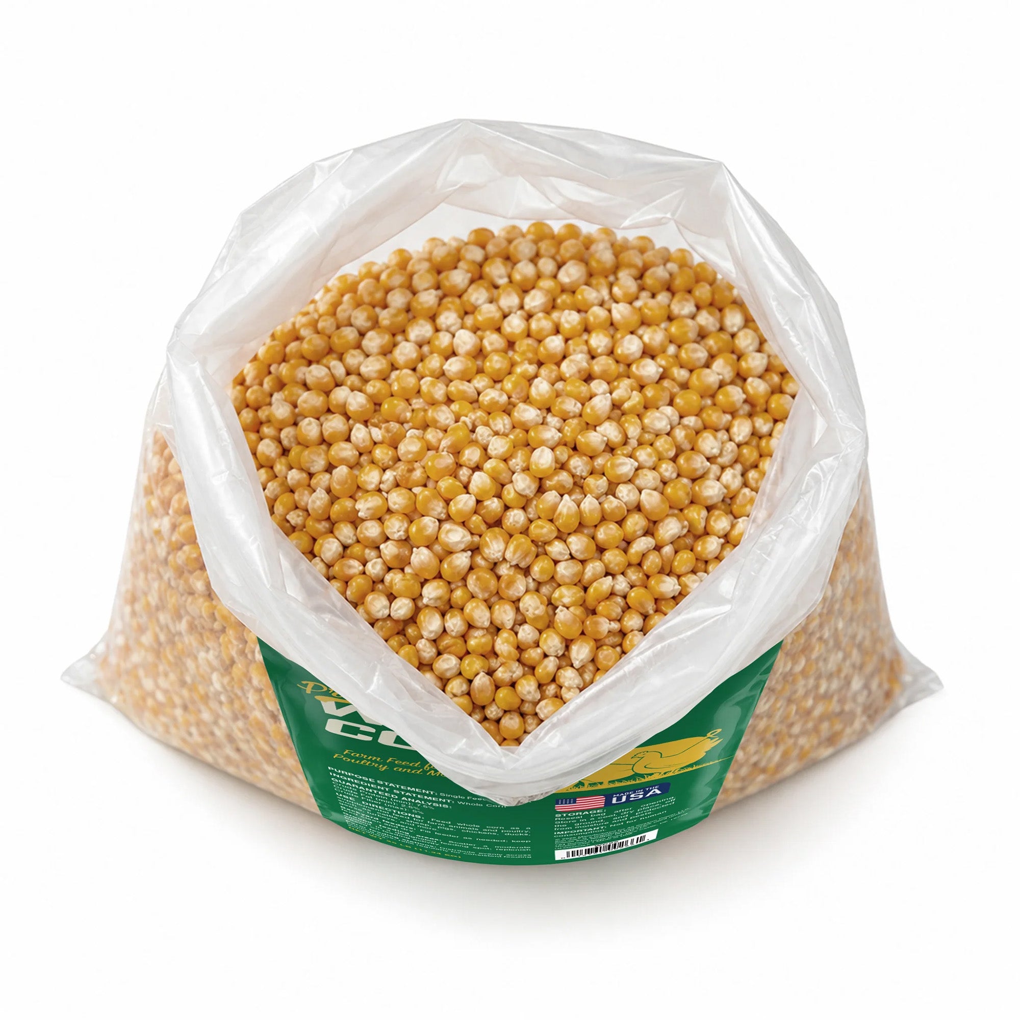 Sun Joe Premium Whole Corn All Season Feed for Wildlife and Poultry, 25 Lb, WC25