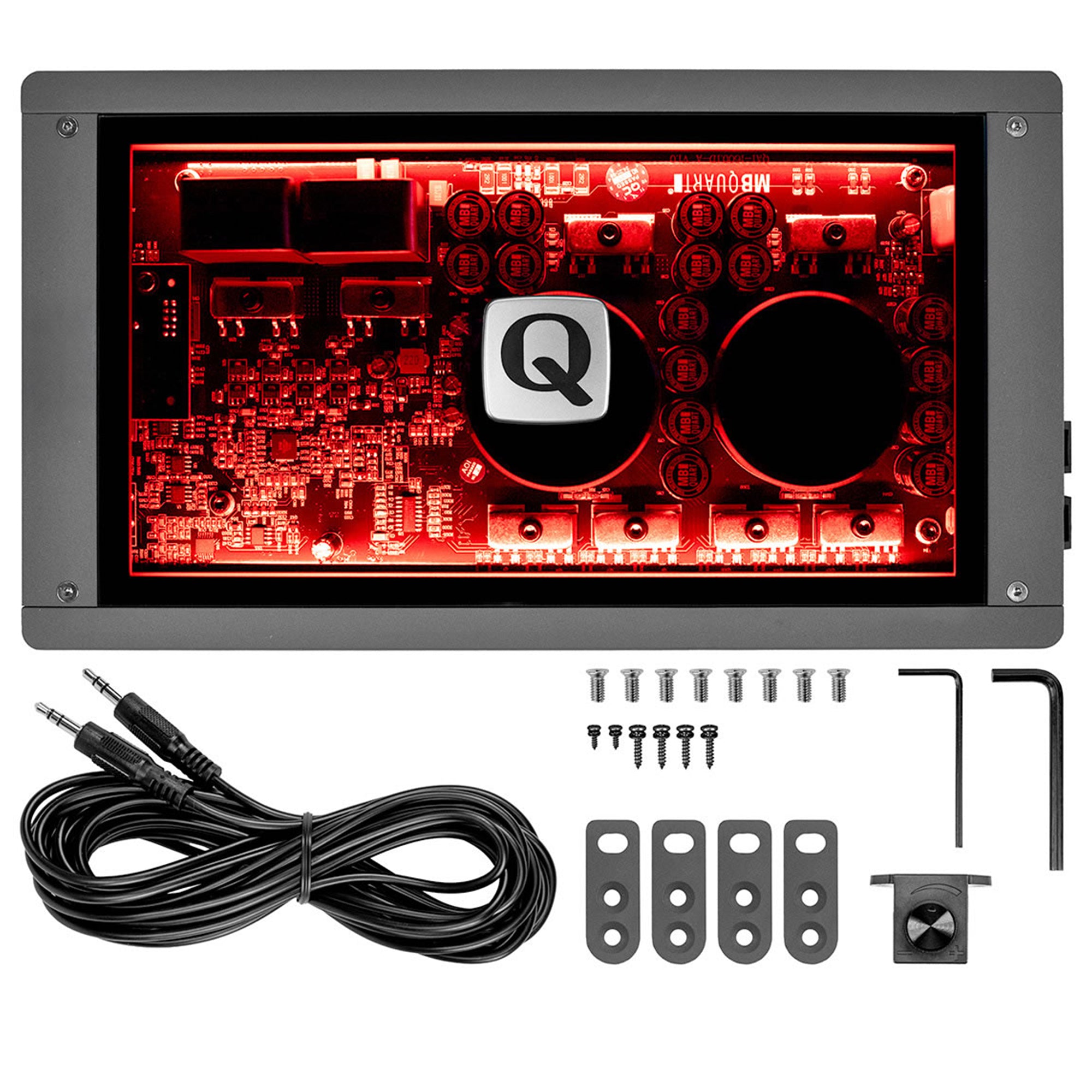MB Quart Q Series 1500W Monoblock Subwoofer Class D Amplifier with Bass Remote