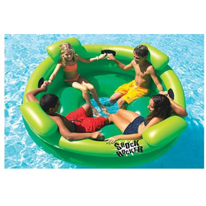 2) Swimline 9056 Swimming Pool Kids Shock Rocker Inflatable Float Islands 75"
