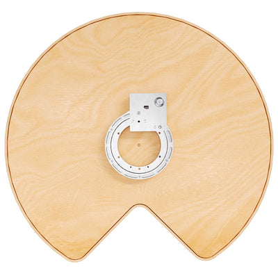 Rev-A-Shelf 28" Maple Kidney Shaped Lazy Susan for Corner Base Cabinets