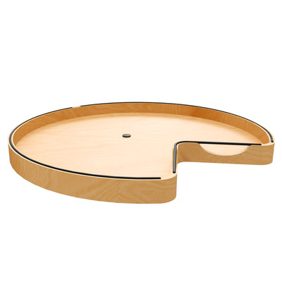 Rev-A-Shelf 28" Maple Kidney Shaped Lazy Susan for Corner Base Cabinets