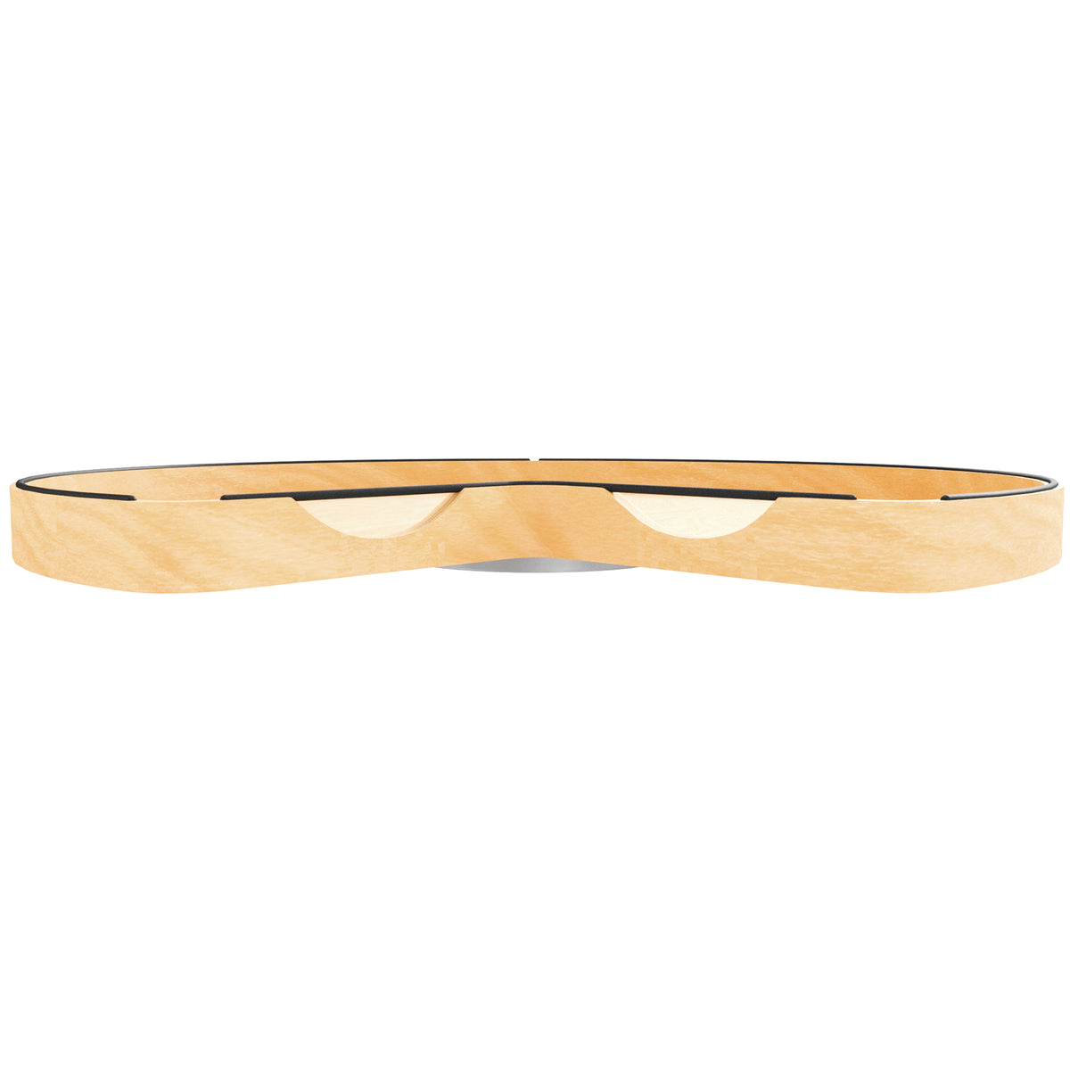 Rev-A-Shelf 32" Maple Kidney Shaped Lazy Susan for Corner Base Cabinets