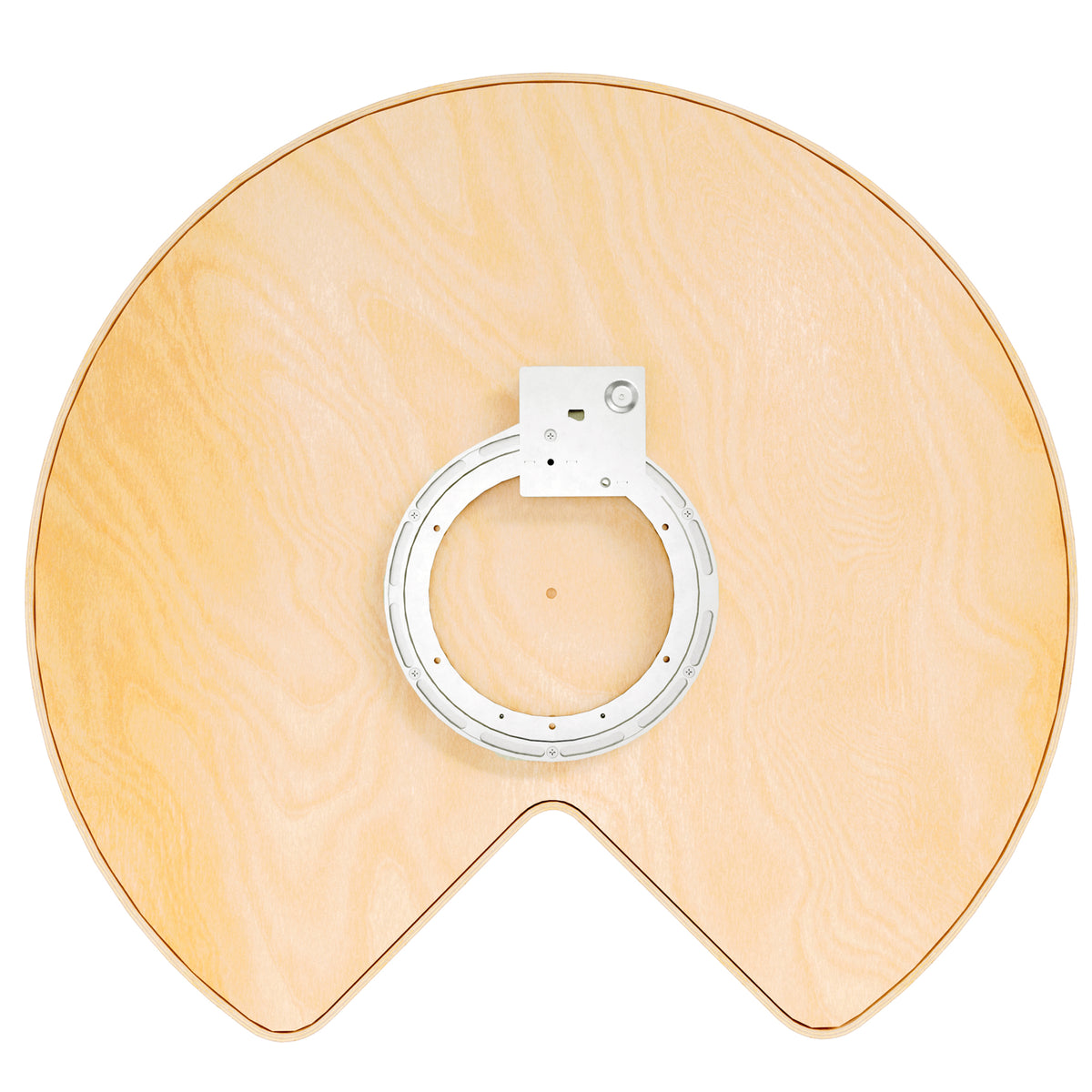 Rev-A-Shelf 32" Maple Kidney Shaped Lazy Susan for Corner Base Cabinets