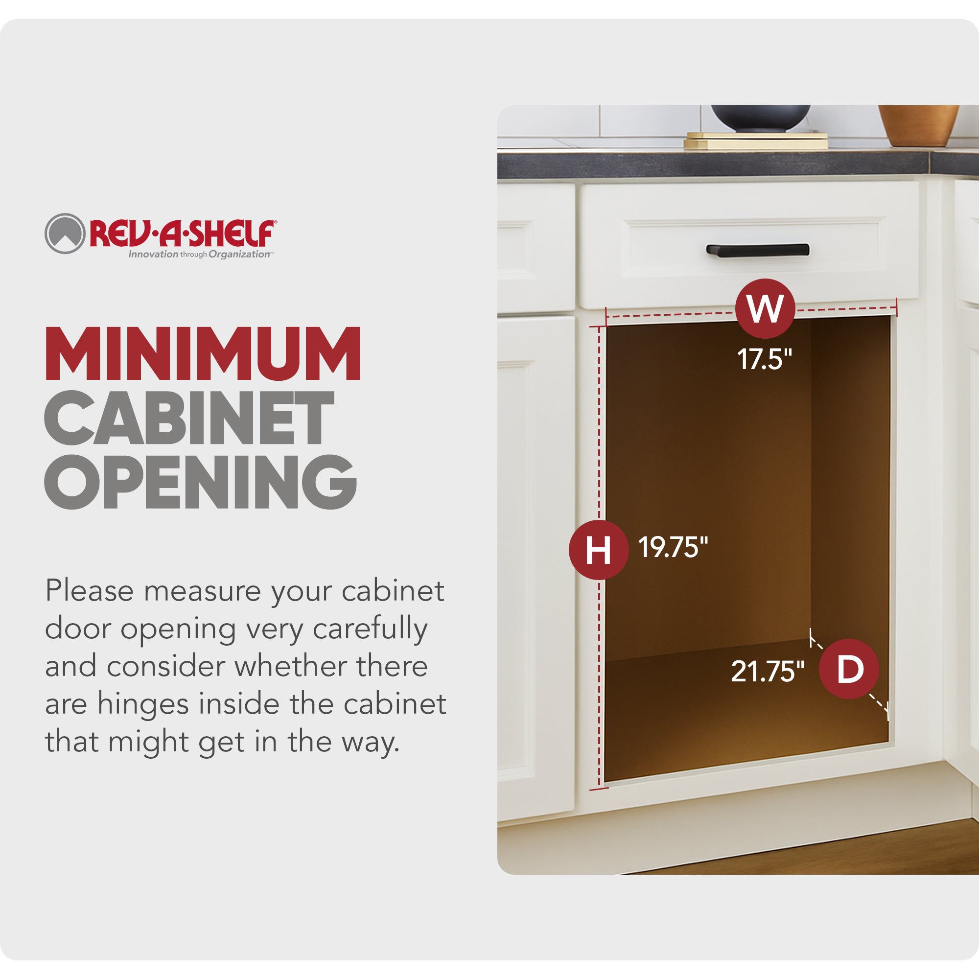 Rev-A-Shelf Wood Double Pullout Waste Container, Soft-Close, 35 qt, Silver - VMInnovations