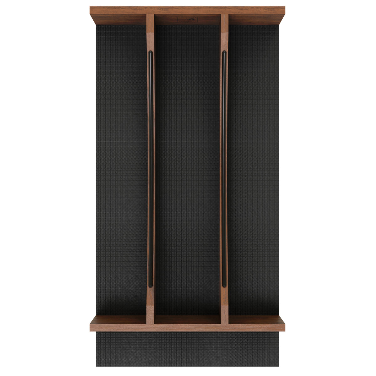 Rev-A-Shelf Utensil Insert, Black Accents, Walnut, 10.24 in., 4WUTCC-WN-15MB-1