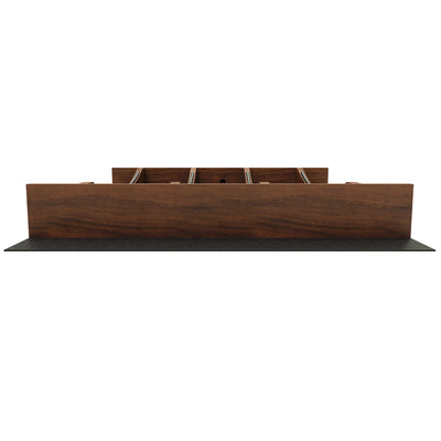 Rev-A-Shelf Utensil Insert, Black Accents, Walnut, 16.22 in., 4WUTCC-WN-21MB-1