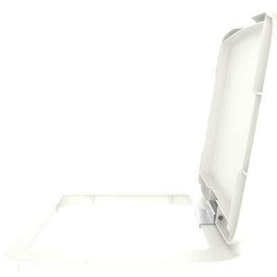 Rev-A-Shelf Kitchen Waste Container & Trash Can Lid, Fits 35 & 50 Qt, White
