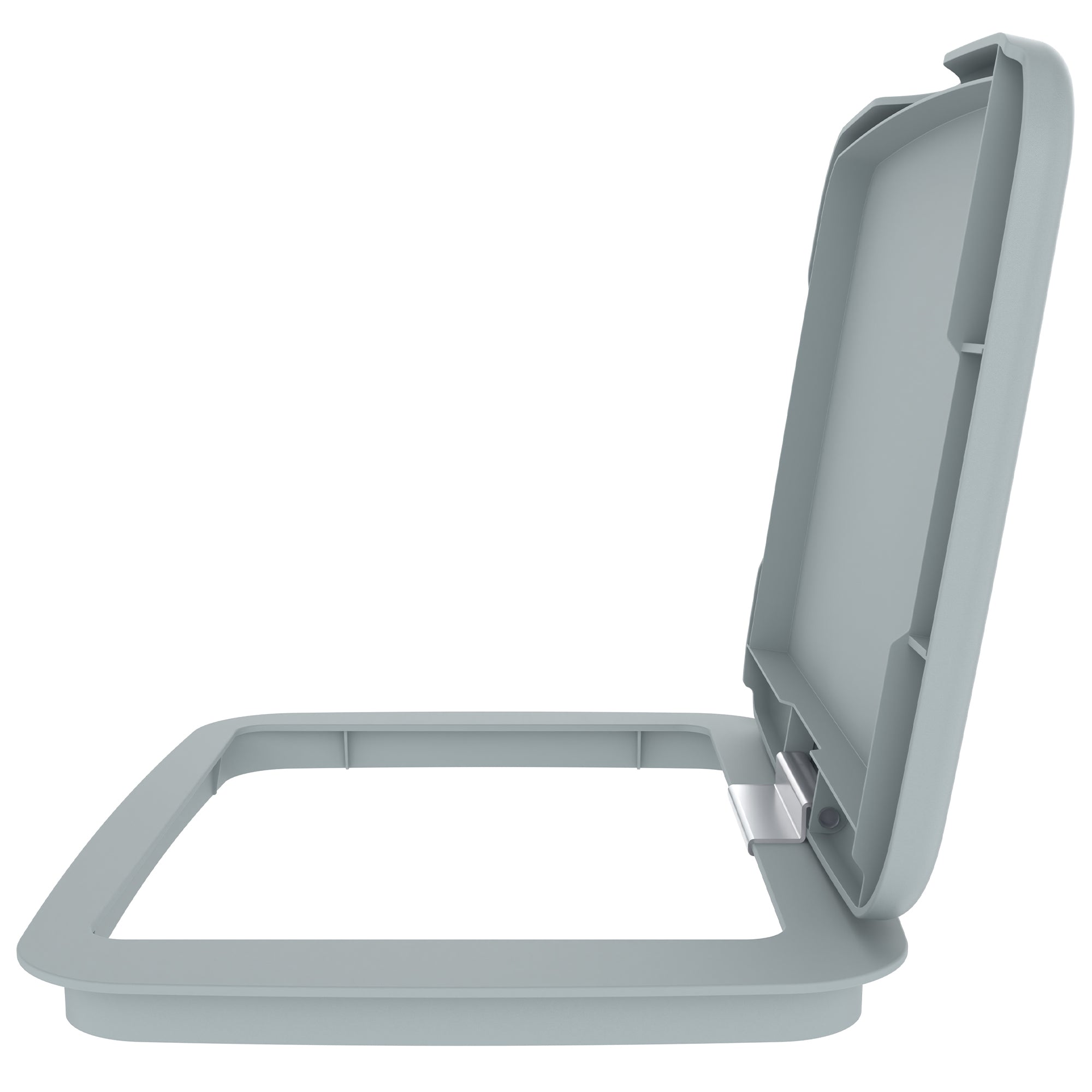 Rev-A-Shelf Kitchen Waste Container & Trash Can Lid, Fits 35 & 50 Qt, Gray