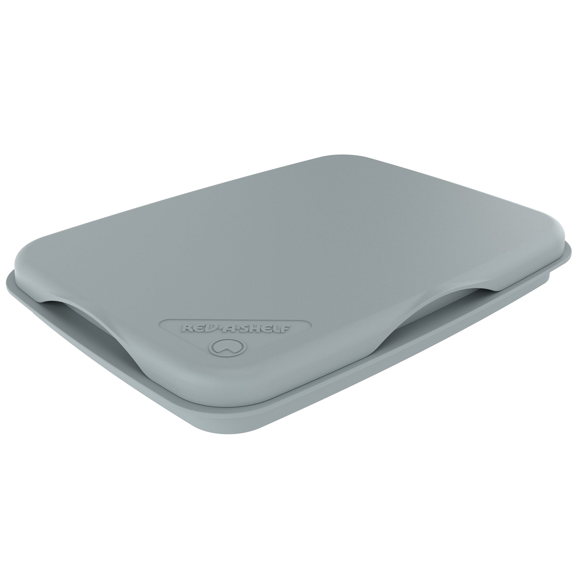 Rev-A-Shelf Kitchen Waste Container & Trash Can Lid, Fits 35 & 50 Qt, Gray