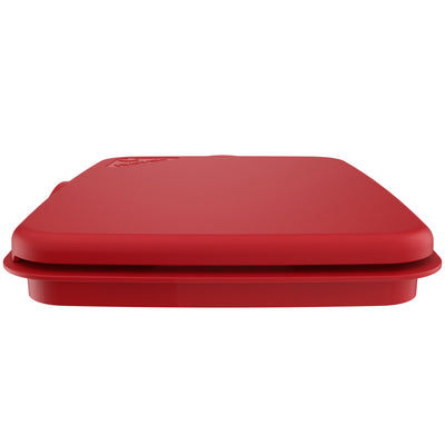 Rev-A-Shelf Kitchen Waste Container & Trash Can Lid, Fits 35 & 50 Qt, Red
