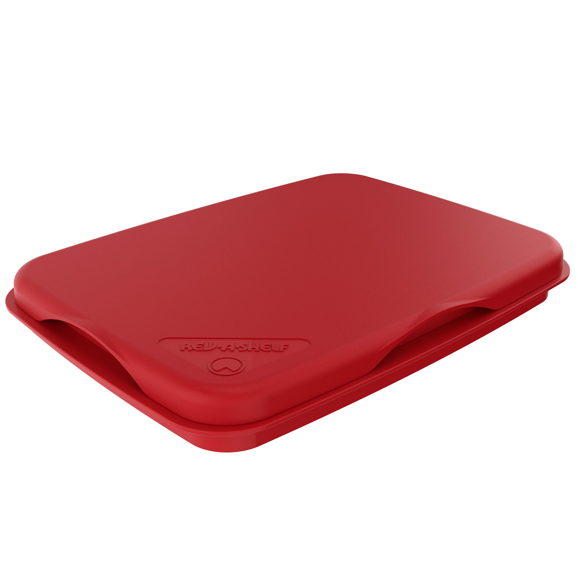 Rev-A-Shelf Kitchen Waste Container & Trash Can Lid, Fits 35 & 50 Qt, Red