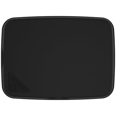 Rev-A-Shelf Kitchen Waste Container & Trash Can Lid, Fits 35 & 50 Qt, Black