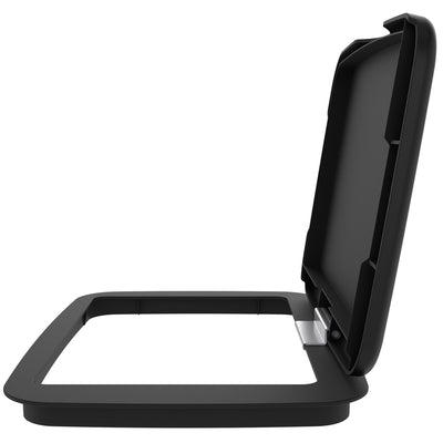 Rev-A-Shelf Kitchen Waste Container & Trash Can Lid, Fits 35 & 50 Qt, Black