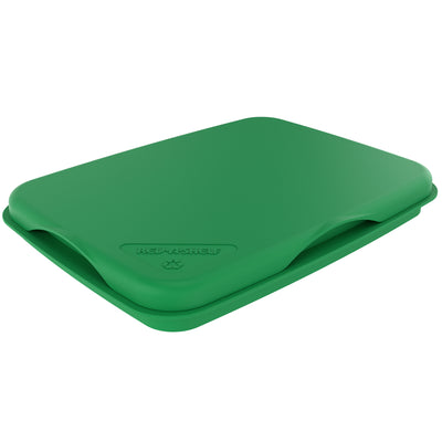 Rev-A-Shelf Kitchen Waste Container & Trash Can Lid, Fits 35 & 50 Qt, Green