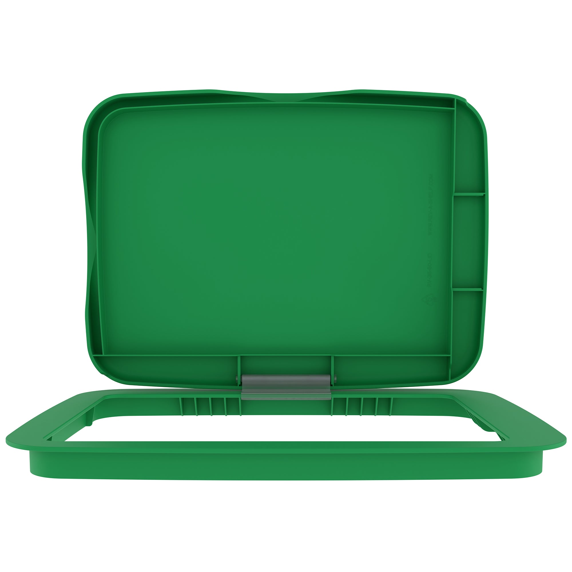 Rev-A-Shelf Kitchen Waste Container & Trash Can Lid, Fits 35 & 50 Qt, Green
