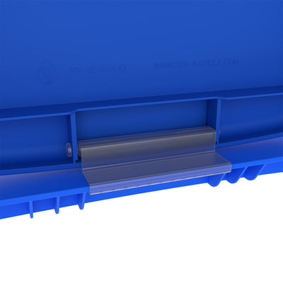 Rev-A-Shelf Kitchen Waste Container & Trash Can Lid, Fits 35 & 50 Qt, Blue