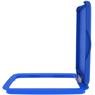 Rev-A-Shelf Kitchen Waste Container & Trash Can Lid, Fits 35 & 50 Qt, Blue