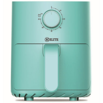 Kitchen Elite 2.2 Qt Compact Mechanical Air Fryer, Manual Knob Controls, Blue - VMInnovations