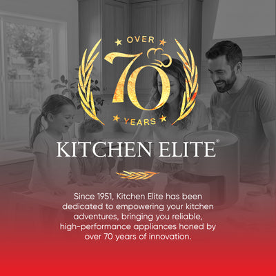 Kitchen Elite 16 Quart Mechanical Air Fryer Oven with Viewing Window, (Open Box)