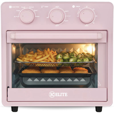 Kitchen Elite 16 Quart Mechanical Air Fryer Oven with Viewing Window, (Open Box)