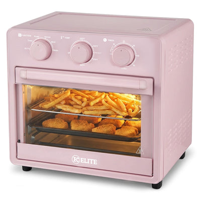 Kitchen Elite 16 Quart Mechanical Air Fryer Oven with Viewing Window, (Open Box)