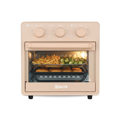 Kitchen Elite 16 Quart Mechanical Air Fryer Oven with Viewing Window, (Open Box)