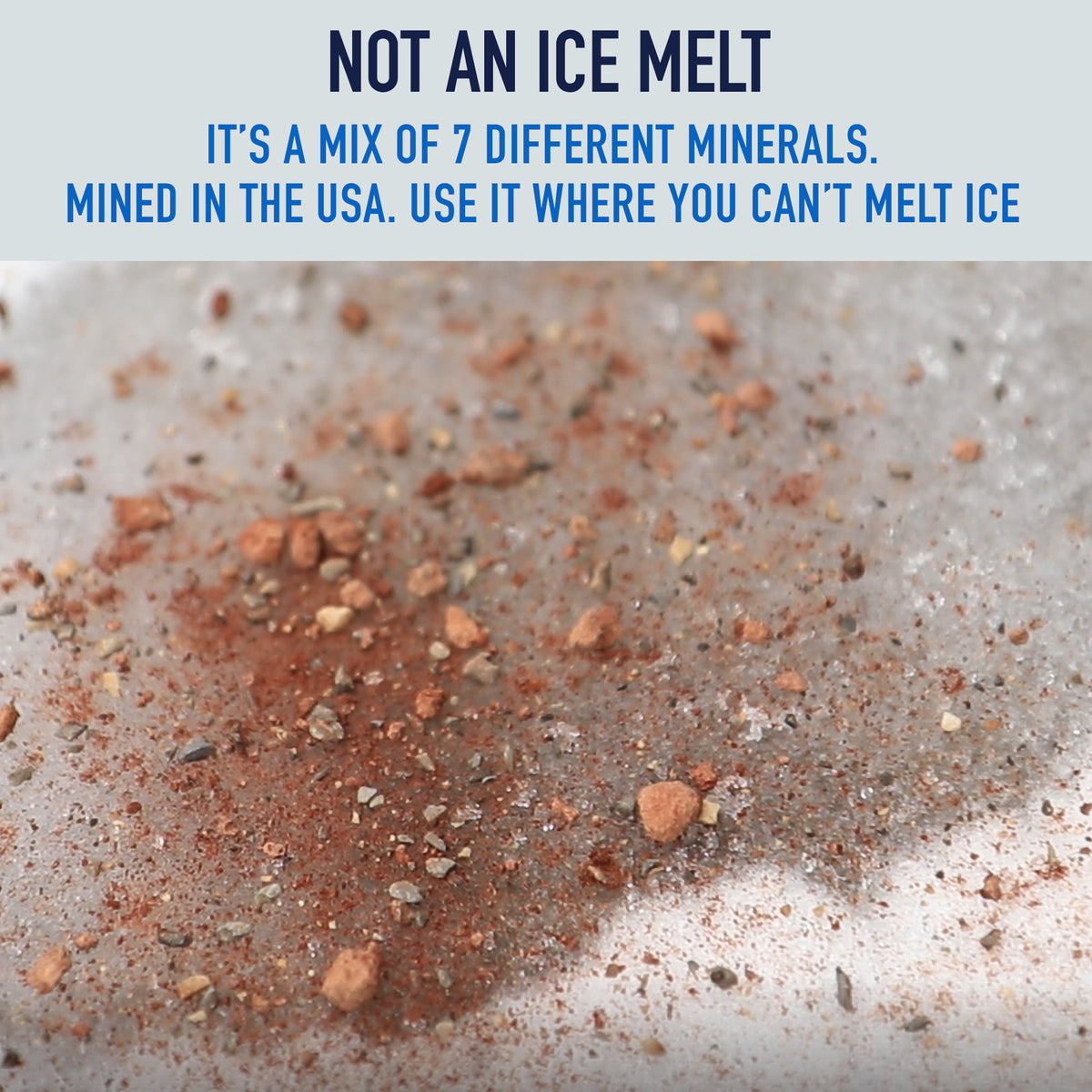 Ice Traction Instant Traction Granules with Pet Safe Specialized Mineral Blend
