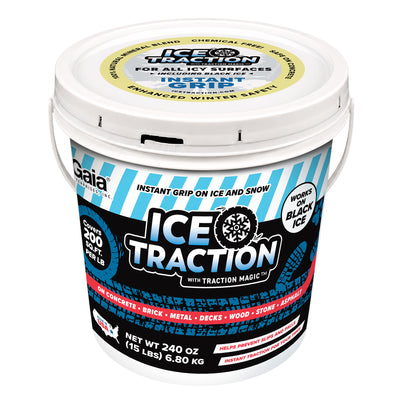 Ice Traction Instant Traction Granules with Pet Safe Specialized Mineral Blend