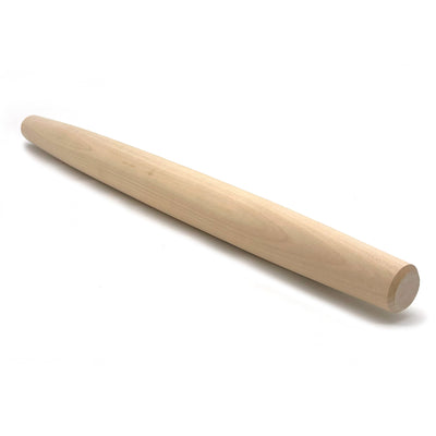 J.K. Adams French Tapered Rolling Pin, Lightweight Baking Dowel, 20.5" x 1.75" - VMInnovations
