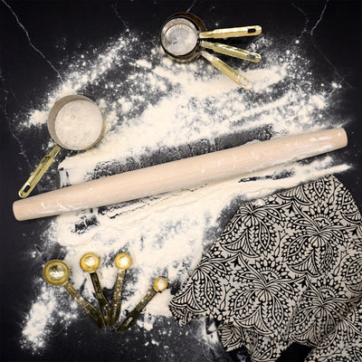 J.K. Adams French Tapered Rolling Pin, Lightweight Baking Dowel, 20.5" x 1.75" (Open Box)