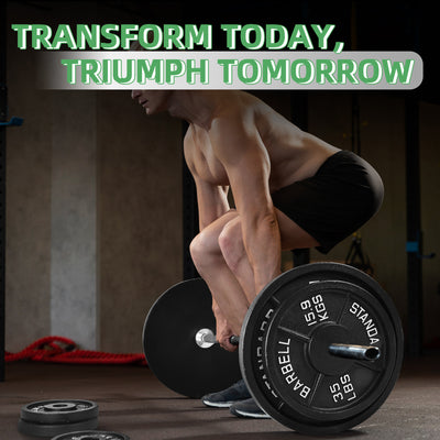 Fitvids 2.5 lb Cast Iron Grip Weight Plate, Set of 4 Olympic Plate for Home Gym