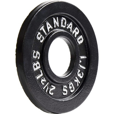 Fitvids 2.5 lb Cast Iron Grip Weight Plate, Olympic Plate for Strength Training