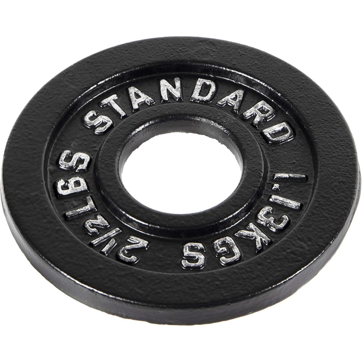 Fitvids 2.5 lb Cast Iron Grip Weight Plate, Olympic Plate for Strength Training