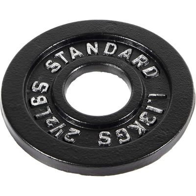 Fitvids 2.5 lb Cast Iron Grip Weight Plate, Olympic Plate for Strength Training