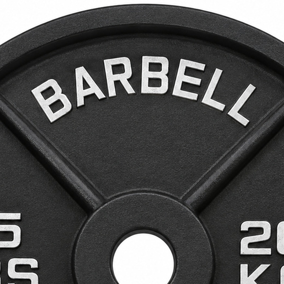 Fitvids 45 lb Cast Iron Grip Weight Plate, Olympic Plate for Strength Training