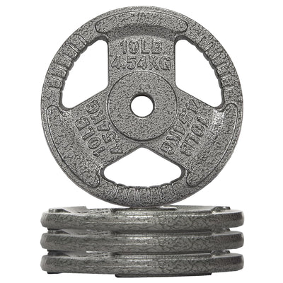 Fitvids 10 lb Cast Iron Weight Plate, Olympic Plate for Training (Open Box) - VMInnovations