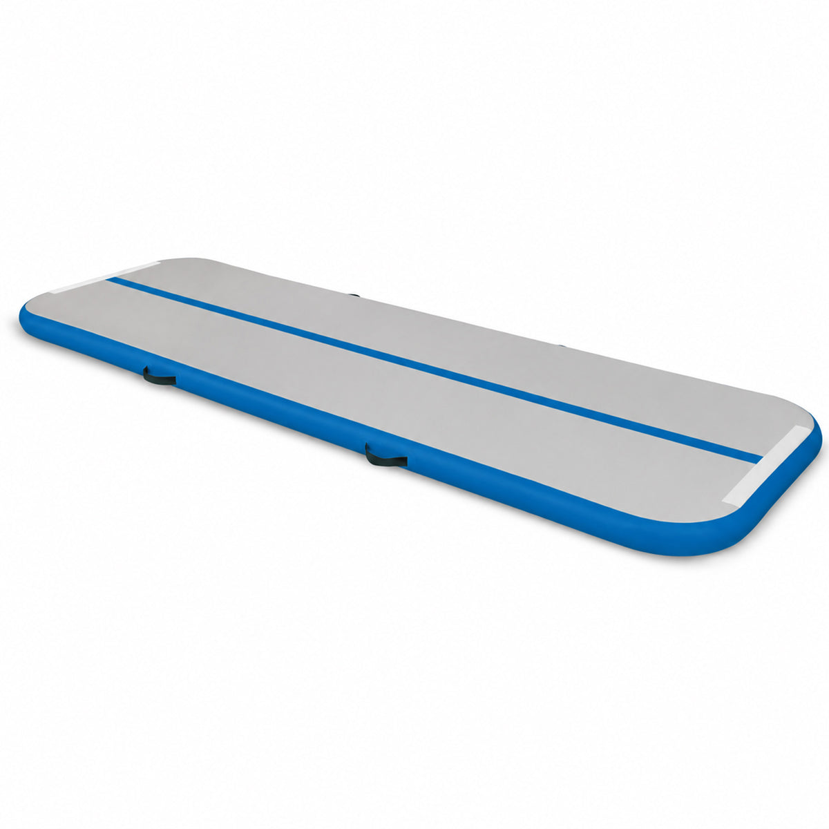 Fitvids 10 Ft Inflatable Gymnastics Mat, Air Track Mat with Electric Pump, Blue