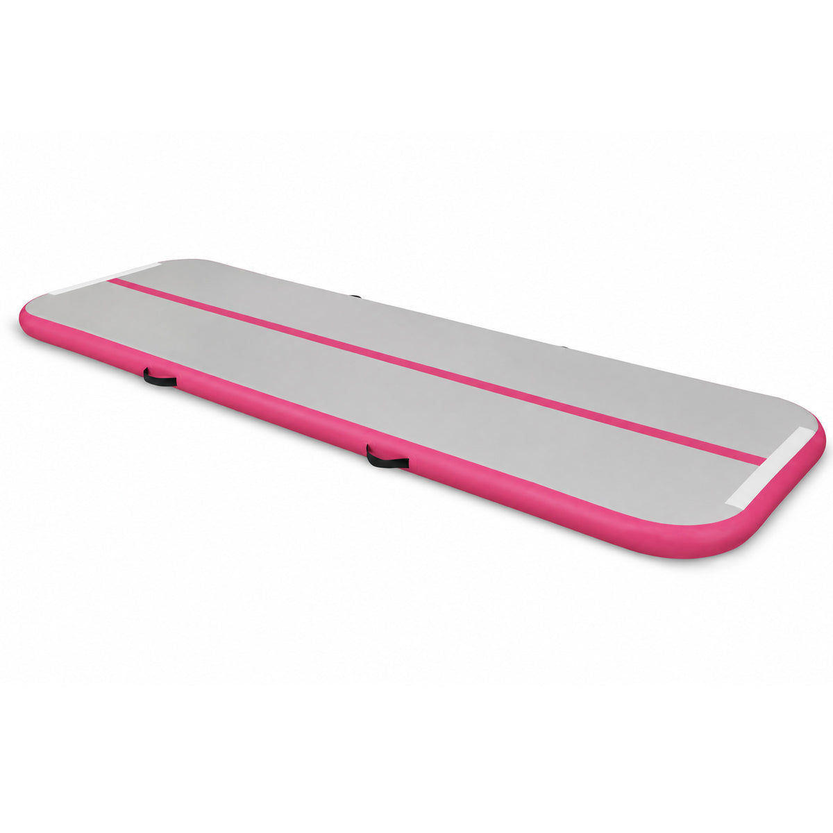 Fitvids 10 Ft Inflatable Gymnastics Mat, Air Track Mat with Electric Pump, Pink