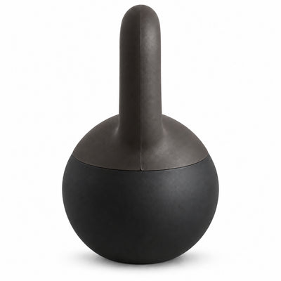 Fitvids Soft Kettlebell Ergonomic Grip, Iron & Sand Filled, 5 Pounds, Black