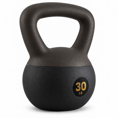 Fitvids Soft Kettlebell Ergonomic Grip, Iron & Sand Filled, 30 Pounds,  (Used) - VMInnovations