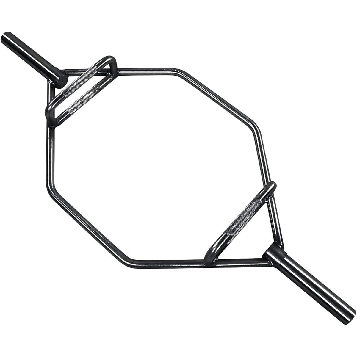 BalanceFrom Closed Frame Hex Bar with Knurled Handles and 2-Inch Weight Sleeves