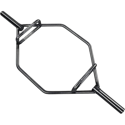 BalanceFrom Closed Frame Hex Bar with Knurled Handles and 2-Inch Weight Sleeves