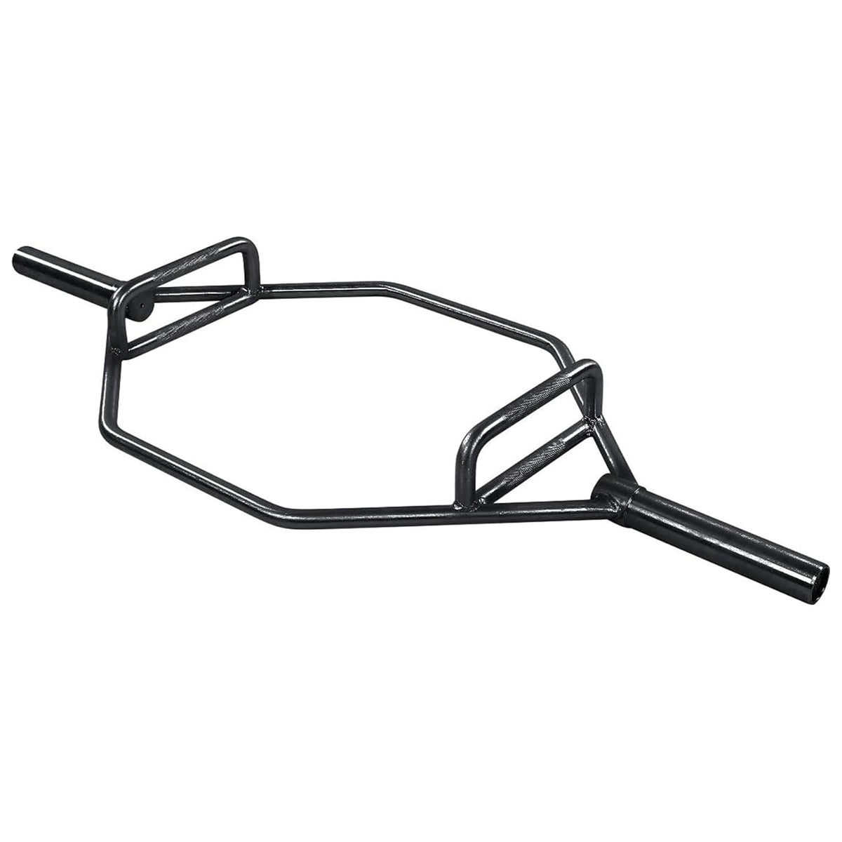 BalanceFrom Closed Frame Hex Bar with Knurled Handles and 2-Inch Weight Sleeves