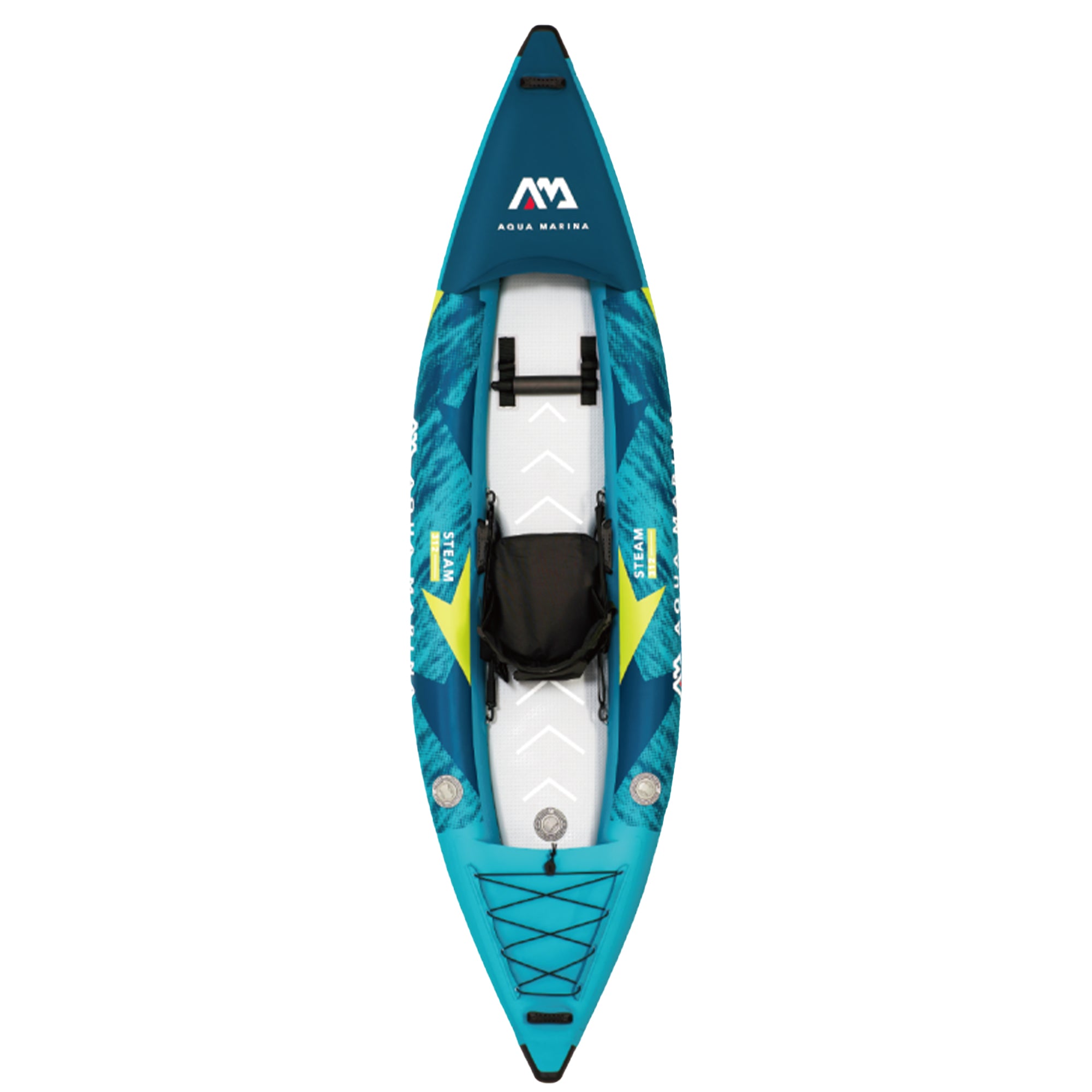 Aqua Marina 10'3" Steam Single Capacity, Lightweight Inflatable Kayak, Blue (Open Box)