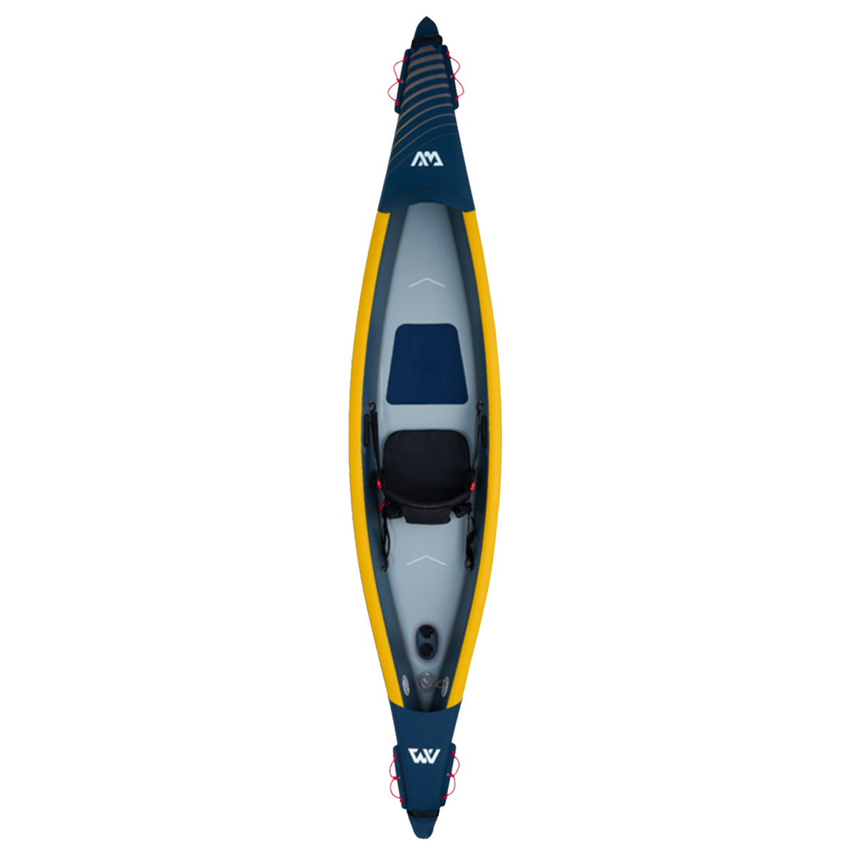 Aqua Marina 12'4'' Single Seat Inflatable Recreational Kayak w/ Accessories (Open Box)