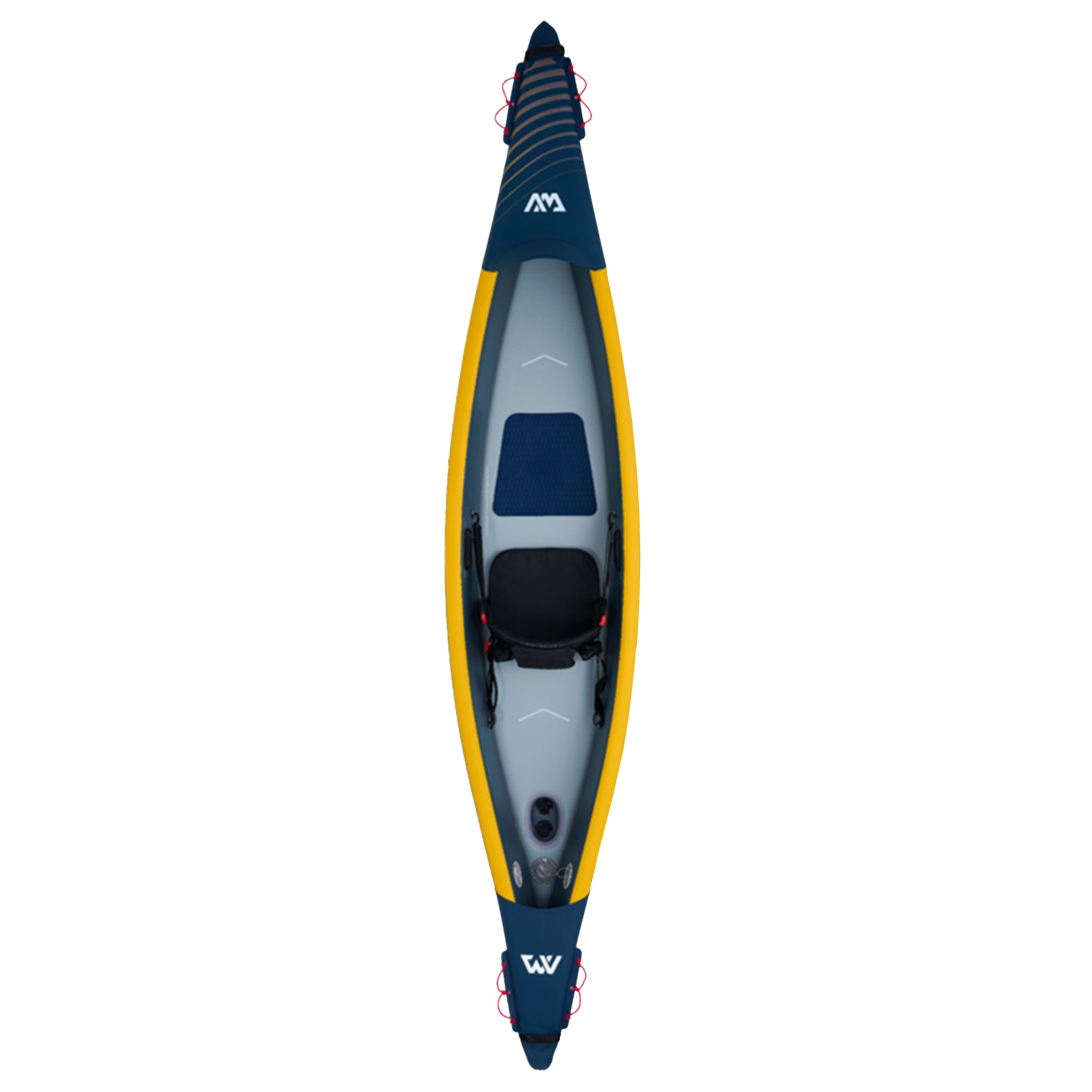 Aqua Marina 12'4'' Single Seat Inflatable Recreational Kayak w/ Accessories (Open Box)