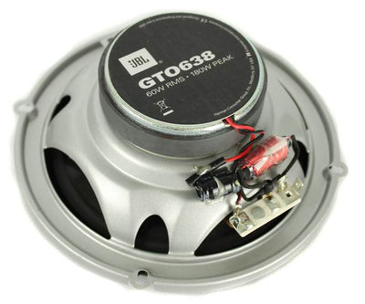 2) JBL GTO638 6.5" - 6.75" 180W 3 Way Car Audio Coaxial Speakers Stereo PAIR