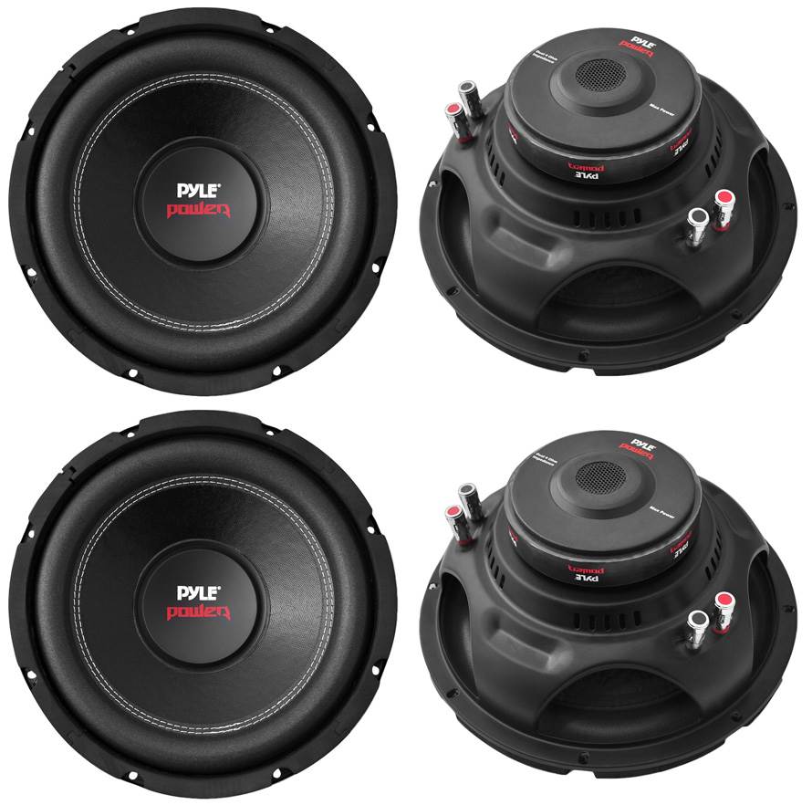 Pyle PLPW15D 15" 8000W Car Subwoofer Audio Power Subs Woofers DVC 4 Ohm, 2 Pack - VMInnovations
