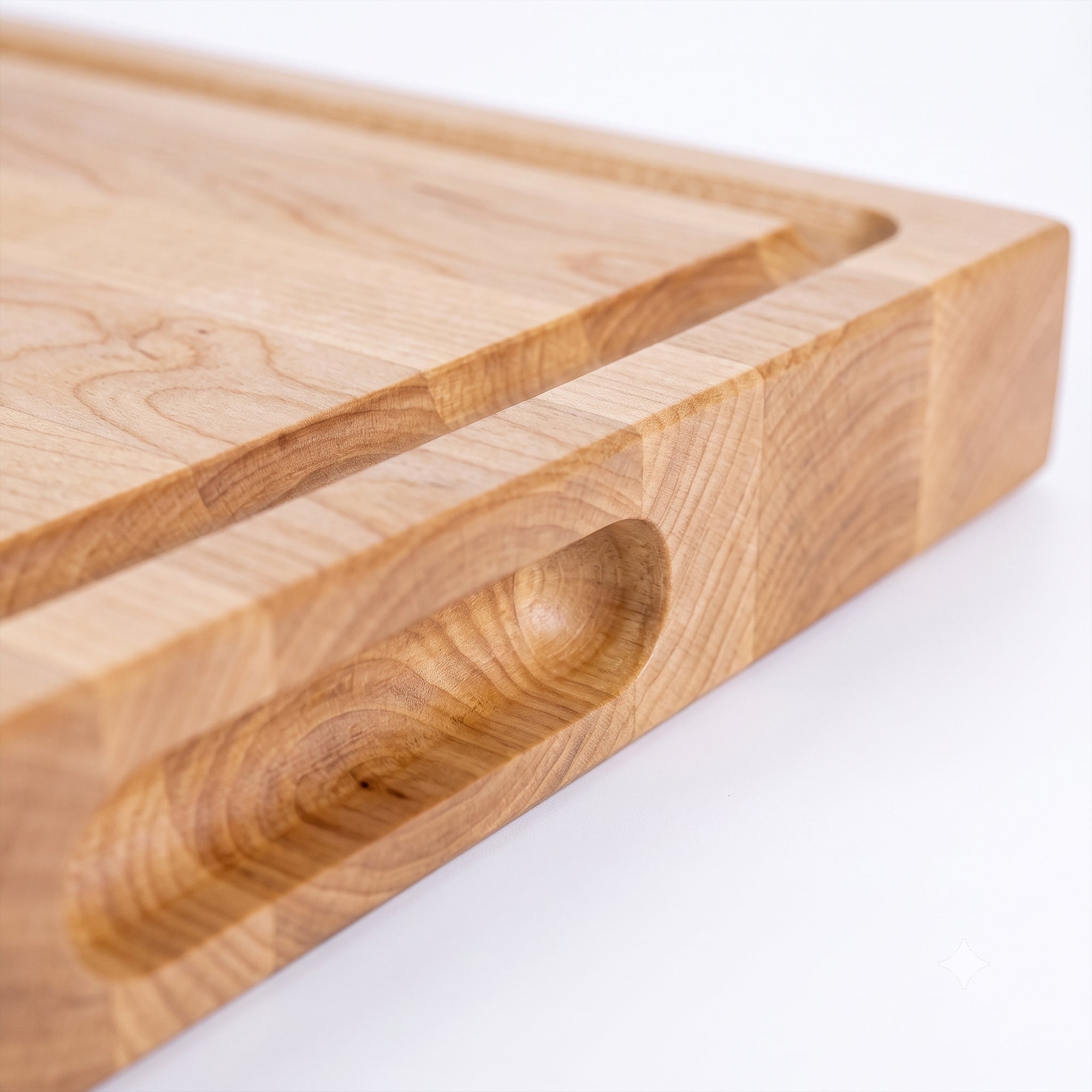 WoodForChef 20-Inch Classic Cherry Reversible Cutting Board with Juice Groove