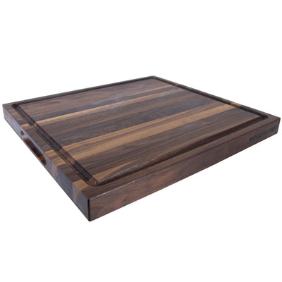 WoodForChef 16-Inch Classic Walnut Reversible Cutting Board with Juice Groove